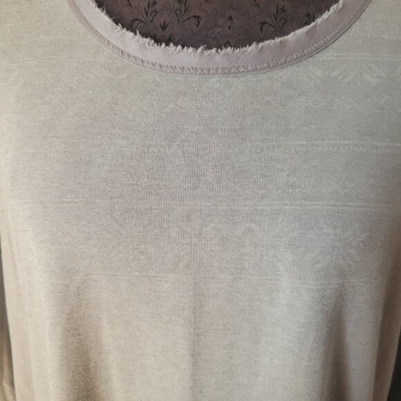 Eddie Bauer Womens XXL Gray Long Sleeve Lightweight Knit Top - Picture 3 of 4